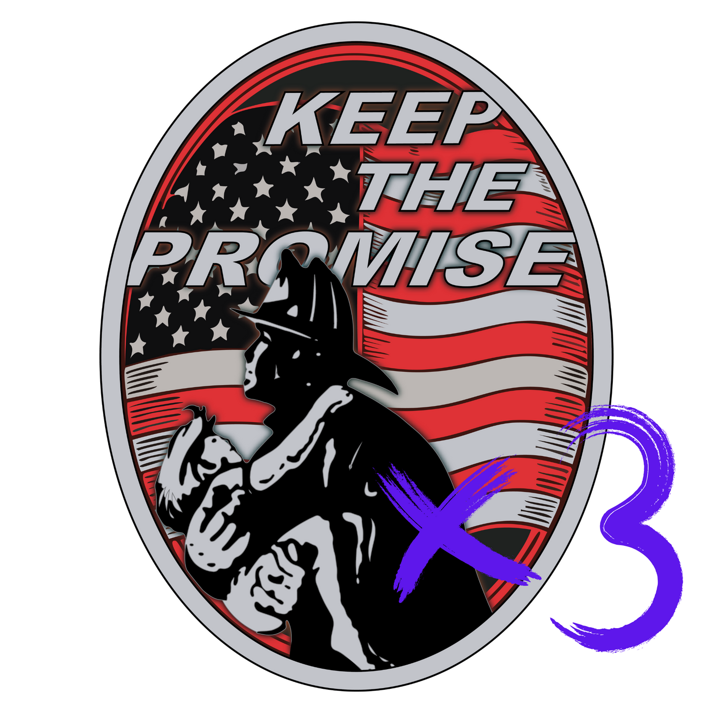 KtP Sticker - Americana (Bundle of 3)