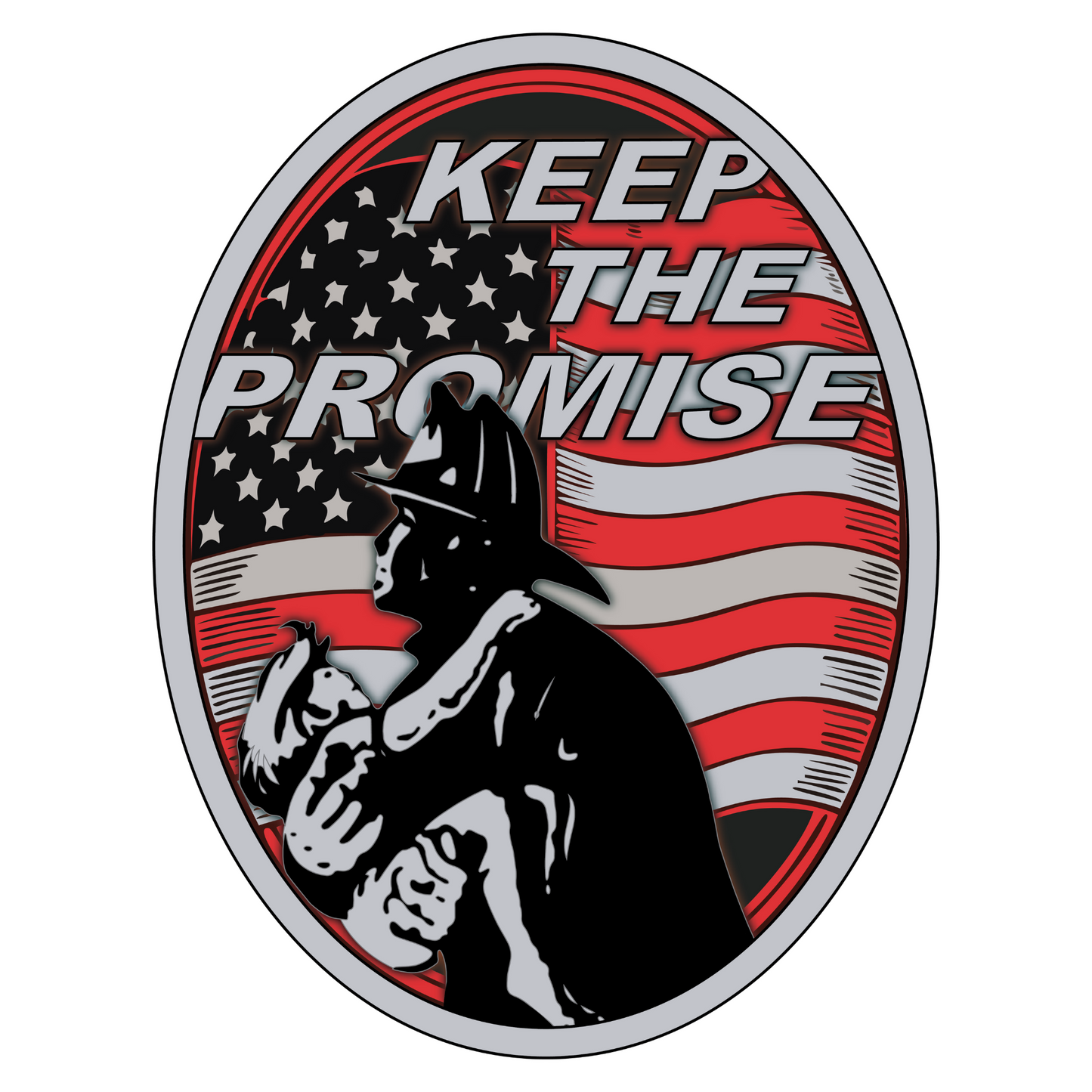 Keep the Promise Sticker - Americana