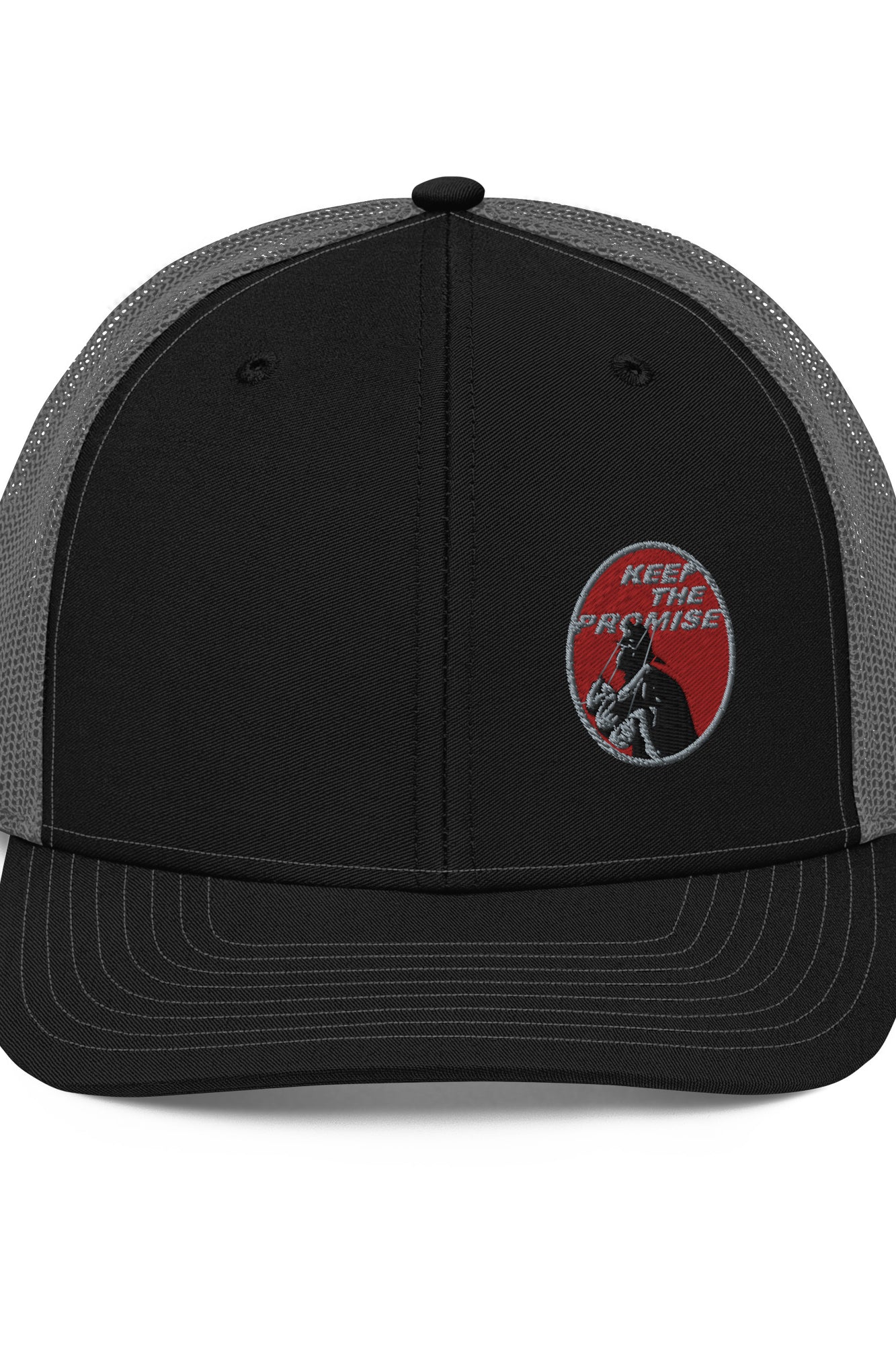 Gray Snapback Trucker Cap